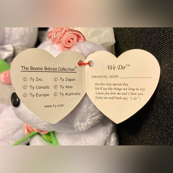 Ty duo “We Do” wedding Teddy bears - Picture 7 of 9